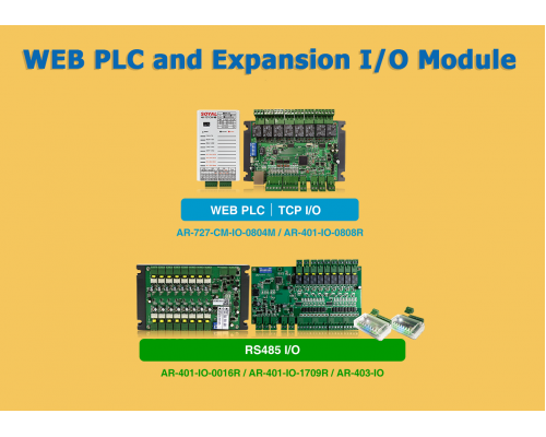 WEB PLC and Expansion I/O Module