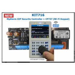 KIT 716 -My Alarm-XIP (CC716PGR) + CP737 (Wi-Fi Keypad)