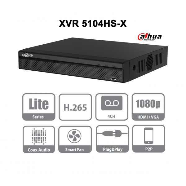 XVR5104HS-I3   (4ch / 1080p / 15fps)