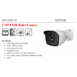 BM_2MP_01 (4-in-1) / Ανάλυση 2MP / Φακός 2.8mm / IR 40m / IP66 Metal