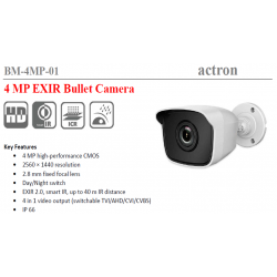 BM_4MP_01 (4-in-1) / Ανάλυση 4MP / Φακός 2.8mm / IR 40m / IP66 Metal