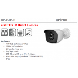 BP_4MP_01 (4-in-1) / Ανάλυση 4MP / Φακός 2.8mm / IR 20m / IP66 Plastic