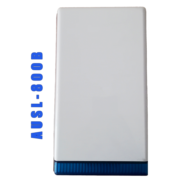 AUSL_800B - Αυτόνομη Εξωτερική Piezo Σειρήνα (115dB) με flashing Leds και ενσωματωμένη Μπαταρία
